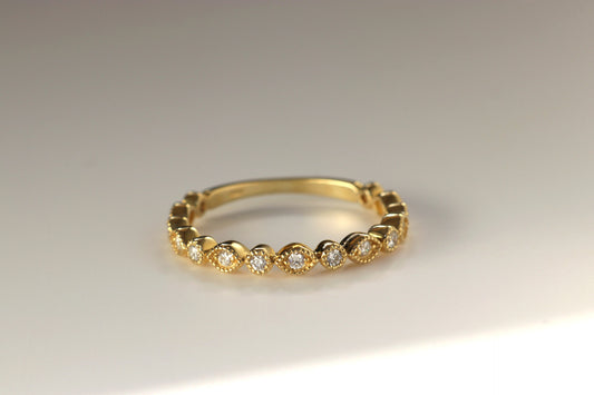 14K Wedding Ring in Yellow Gold